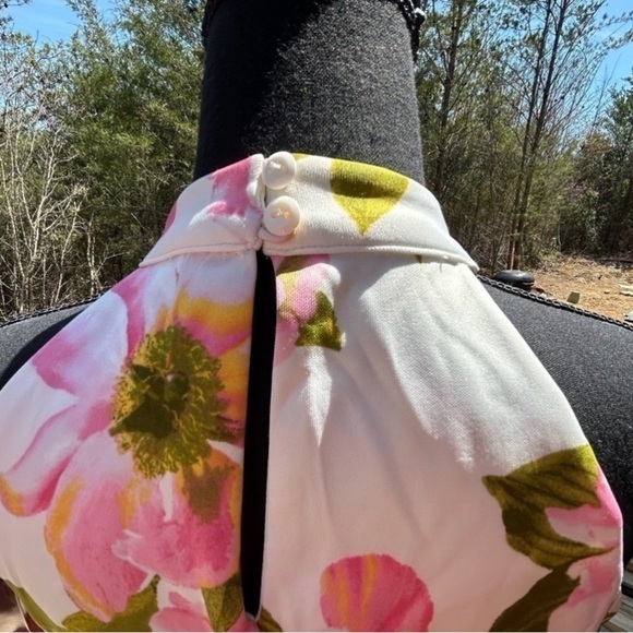 Enfocus studio dress. A-line. Flowers. Sleeveless. Midi - Picture 5 of 9